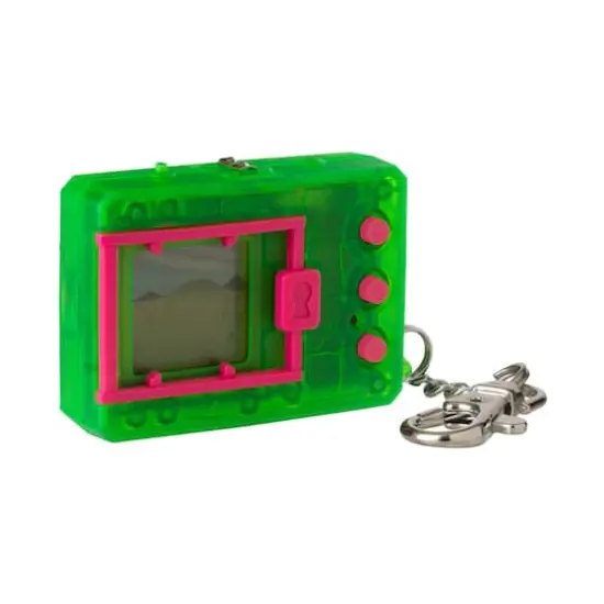 Bandai Translucent Neon Green Digimon Original Virtual Pet {3}