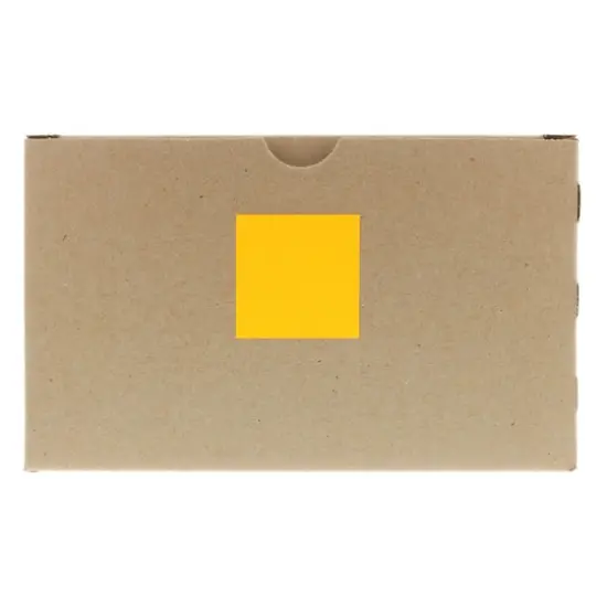 JAM Paper 2" x 2" Square Product & Container Labels, 120ct. Neon Orange {7}