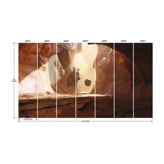 RoomMates Star Wars The Mandalorian Peel & Stick Wall Mural {6}