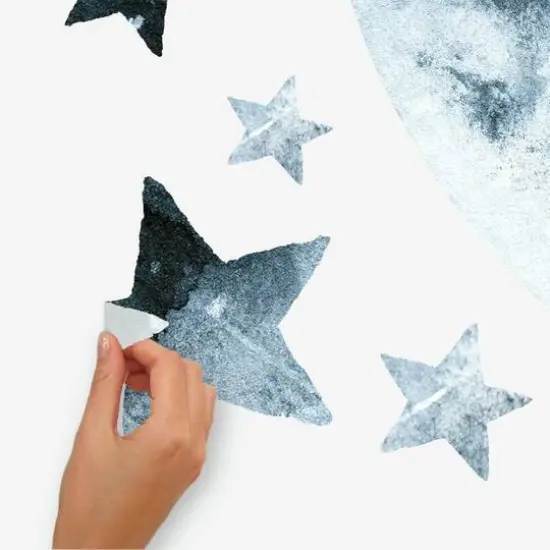 RoomMates Moon Glow In The Dark Peel & Stick Giant Decals {4}