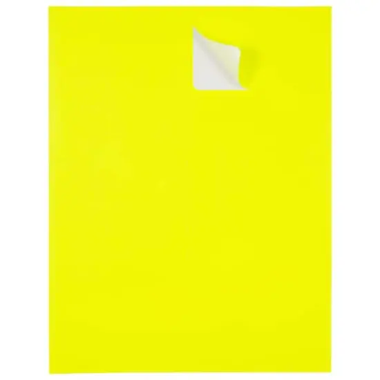 JAM Paper Standard Address Labels, 120ct. Neon Fluorescent Yellow {5}