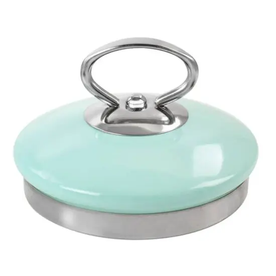 Martha Stewart 1.5qt. Mint Enamel on Steel Stovetop Tea Kettle {9}