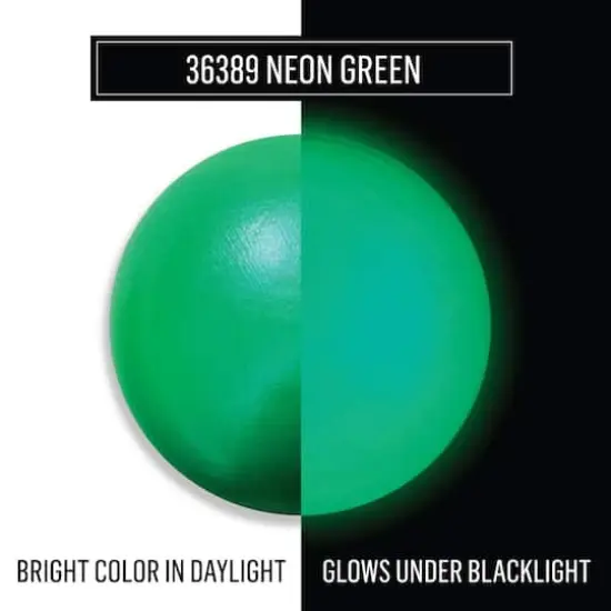 FolkArt ® Color Shift Blacklight™ Acrylic Paint 36389 Neon Green {4}