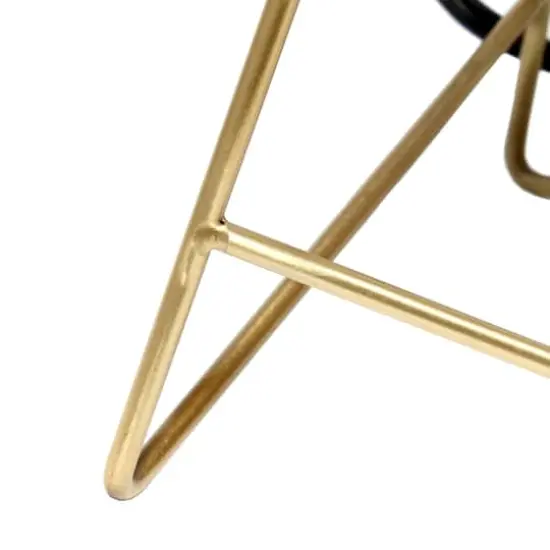 Simple Designs Gold & White Down to the Wire Table Lamp {8}