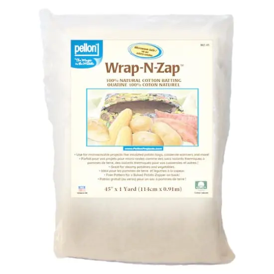 Pellon&reg; Wrap-N-Zap&reg; 45" x 1yd. Microwaveable Cotton Batting {1}