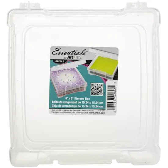 ArtBin&reg; Essentials&trade; 6" x 6" Translucent Storage Box {12}