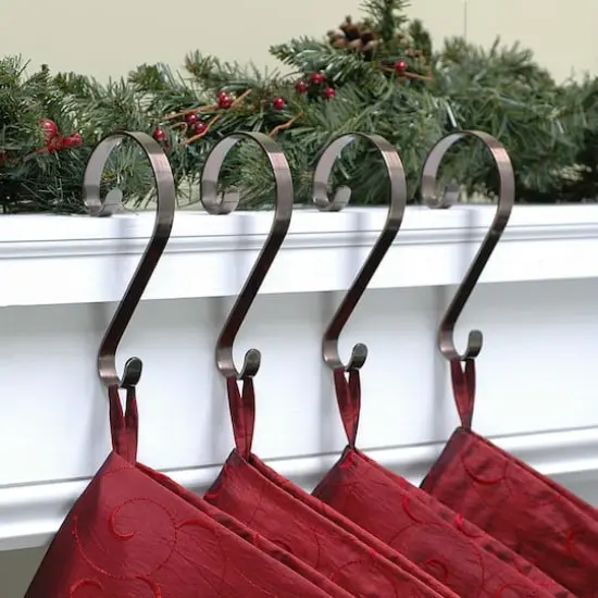 Haute Decor Stocking Scroll&reg; Oil-Rubbed Bronze Stocking Holders, 4ct. {3}