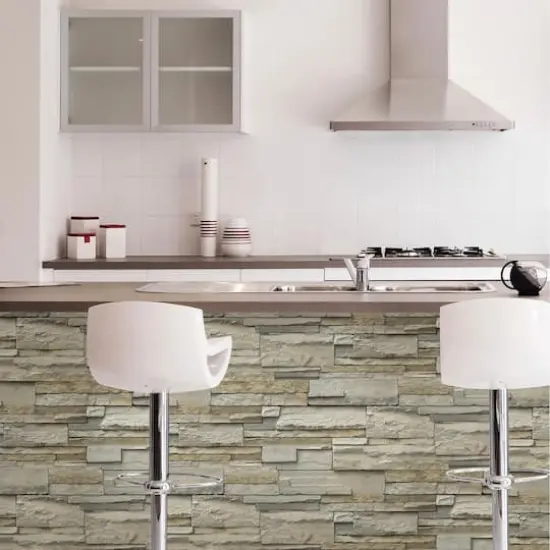 NuWallpaper Slate Peel & Stick Wallpaper {4}