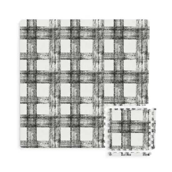 FloorPops Sawyer Plaid Interlocking Floor Tiles {1}