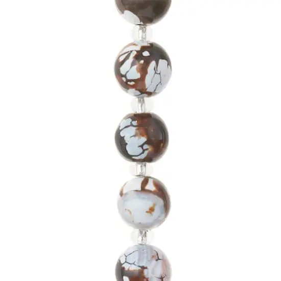 Amber Round Agate Stone Beads, 10mm by Bead Landing&trade; {1}