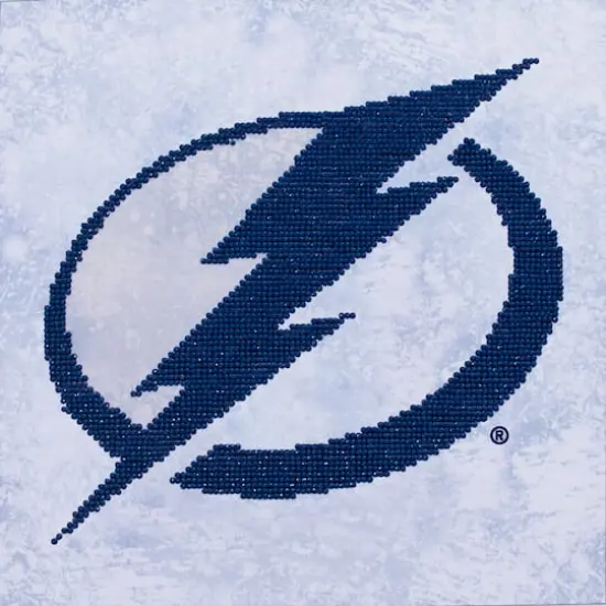Camelot® Dots NHL Tampa Bay Lightning Diamond Painting Kit {1}