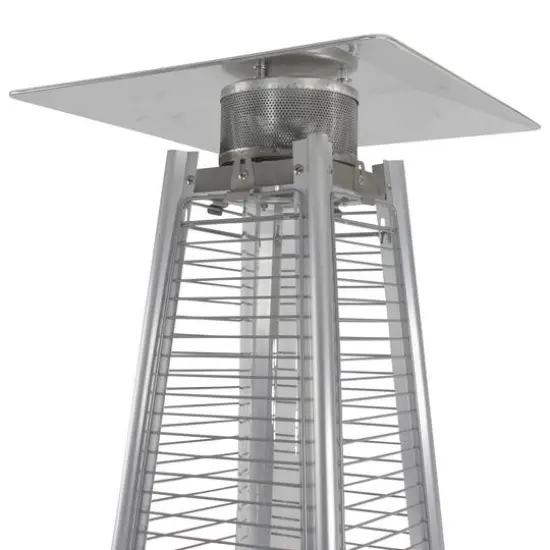 7ft. Stainless Steel Pyramid Glass Tube Outdoor Gas Heater {7}