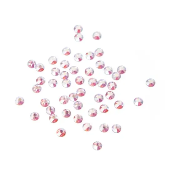 SS16 Round Hotfix Austrian Crystals by Bead Landing™, 50ct. Light Rose Aurora Borealis {1}