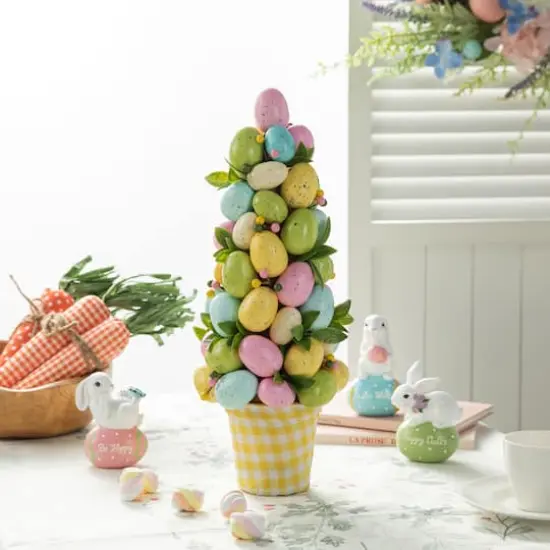 Glitzhome&reg; 16" Easter Egg Table Tree D&eacute;cor {4}