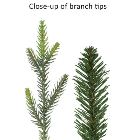 10ft. Pre-Lit Slim Balsam Artificial Fir Tree, Clear Lights {7}