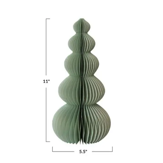 Hello Honey&reg; 11" Mint Green Paper Folding Honeycomb Tree {7}