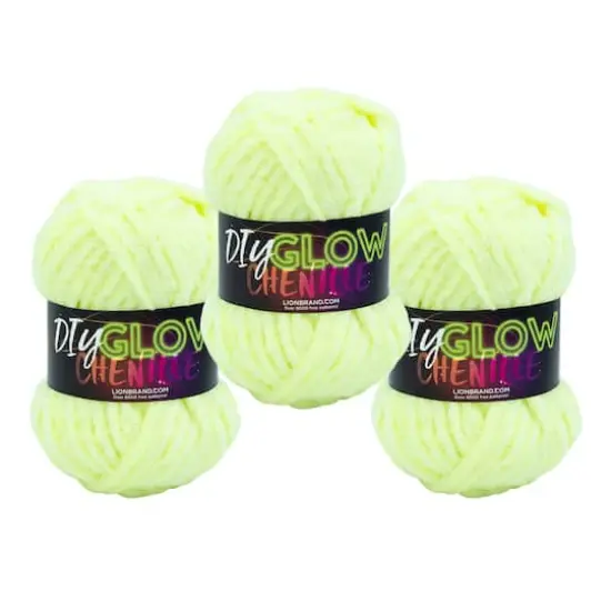 3 Pack Lion Brand&reg; Firefly DIY Glow Yarn {1}