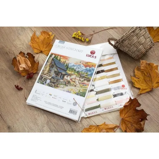 Luca-S Log Cabin Counted Cross Stitch Kit {4}