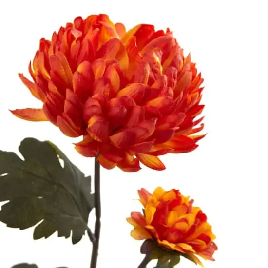 Chrysanthemum Flower Spray, 12ct. Orange {4}