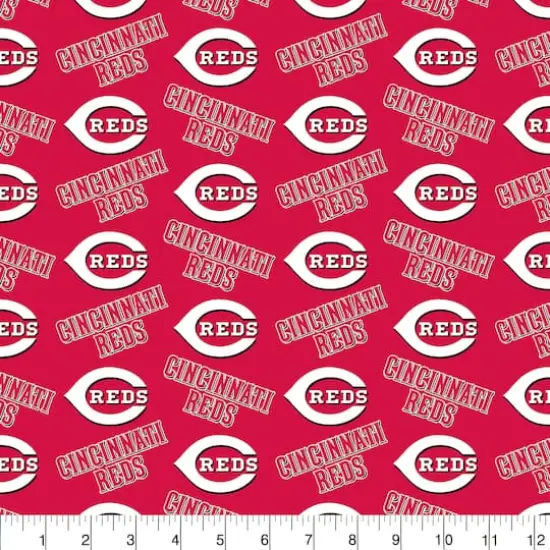MLB Cincinnati Reds Cotton Fabric {3}