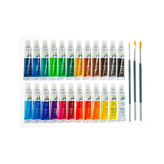 Art Alternatives Economy Gouache 24 Color Paint Set, 12mL Tubes {5}