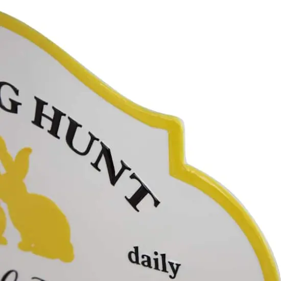 Easter Egg Hunt Vintage-Style Metal Wall Sign {7}