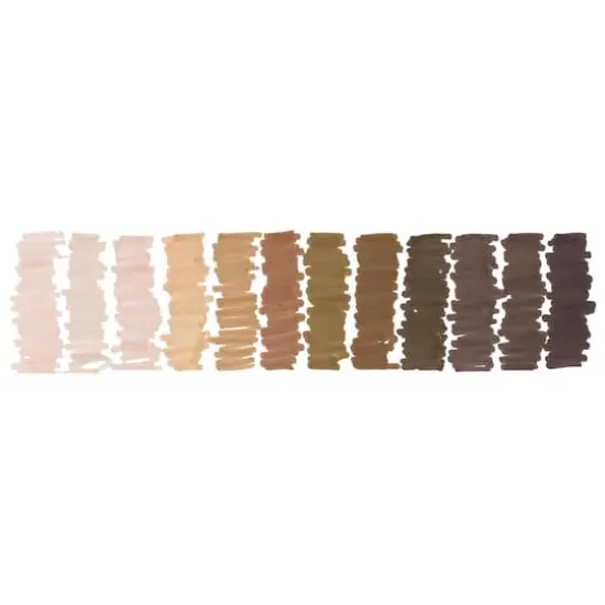 The Pencil Grip Magic Stix Triangular Global Skin Tone Washable Markers, 6 Packs of 12 {4}