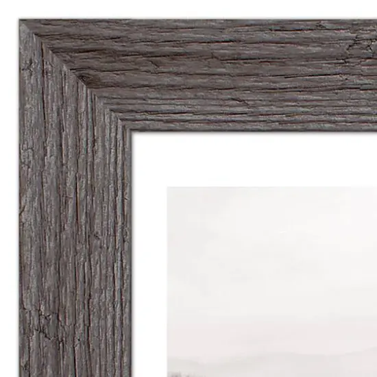 Sheep on Hill Western Framed Print Gray {4}