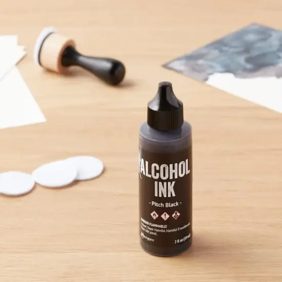 Tim Holtz&reg; Alcohol Ink, 2oz. Pitch Black {5}