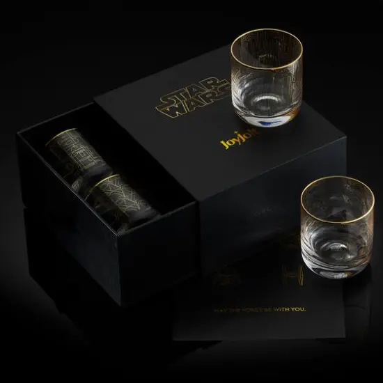 JoyJolt&reg; 10oz. Star Wars&trade; Deco Double Old Fashion Drinking Glasses, 4ct. {5}