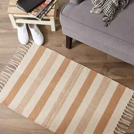 DII&reg; Stone Combo Stripe Hand-Loomed Rug, 2ft. x 3ft. {7}