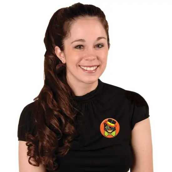 Beistle Vintage Halloween Cat Button, 6ct. {3}