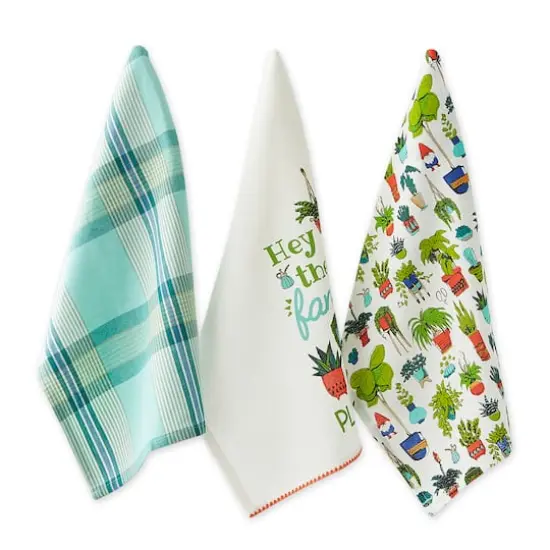 Hey There Fancy Plants Dishtowel (Set of 3) {1}