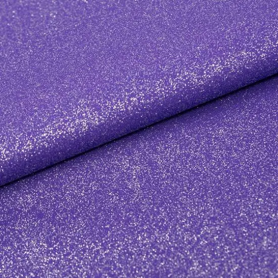 SINGER Solid Glitter Cotton Fabric Grape Purple {3}