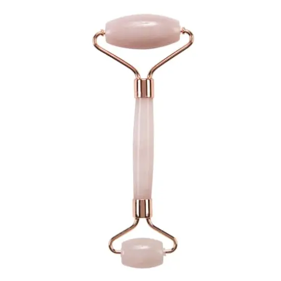Simply Bliss Rose Quartz Dual Sides Facial Roller {1}