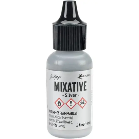 Tim Holtz&reg; Alcohol Ink Metallic Mixative Silver {1}