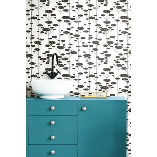 RoomMates Retro Trees Peel & Stick Wallpaper {3}