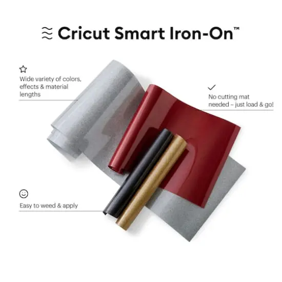 Cricut&reg; Smart Iron-On&trade; Glitter 9ft. Value Roll Black {3}