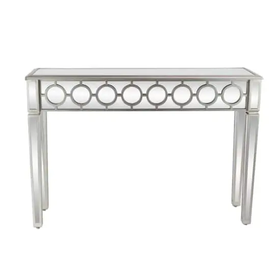 Silver Glam Wood Console Table, 32" x 47" {1}