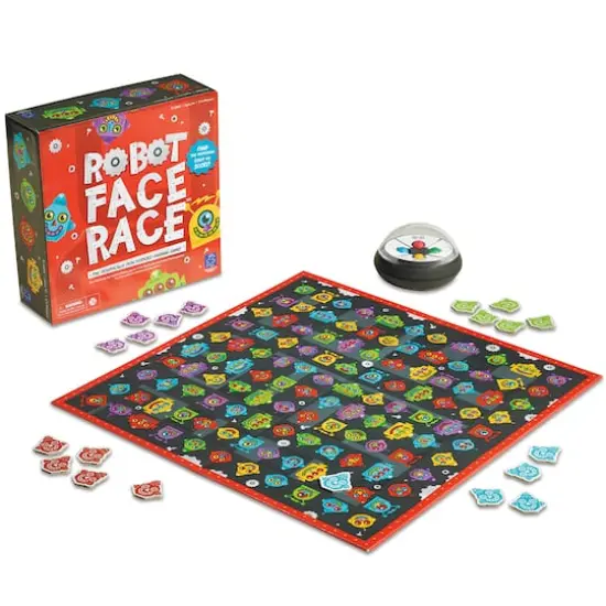 Educational Insights Robot Face Race Game {1}