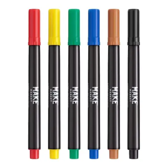 Primary Fabric Ink Marker Set by Make Market&reg; {1}