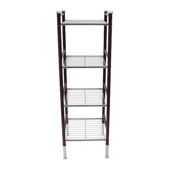 Organize It All Duplex 4 Tier Freestanding Wire Rack {6}