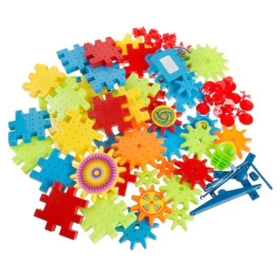 Toy Time Interlocking Gear Building Set {6}