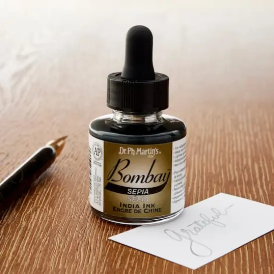 Dr. Ph. Martin's&reg; Bombay&trade; India Ink 24BY Sepia {3}