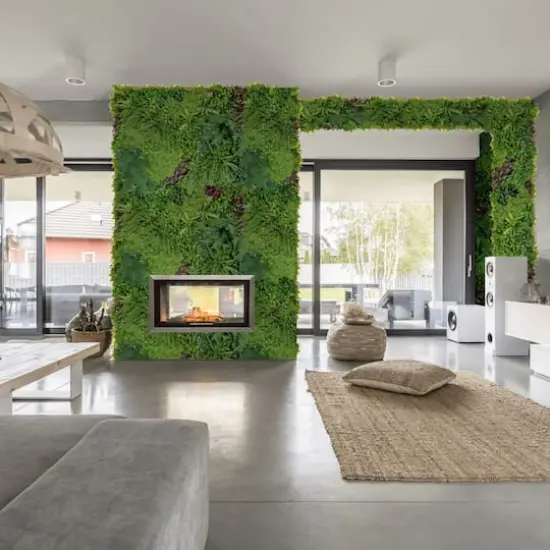 3ft. Firenze Style Artificial Plant Living Wall Panel {7}