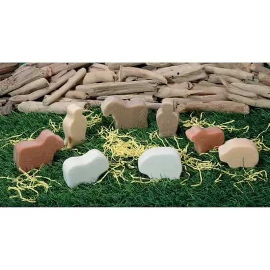 Yellow Door Little Lands Farmyard Stone Figure Play Set {3}