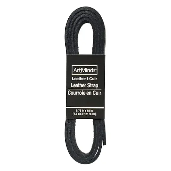 Black Leather Strap by ArtMinds&trade; {4}