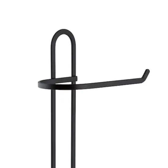 Elle D&eacute;cor Noir Black Toilet Paper Reserve {6}