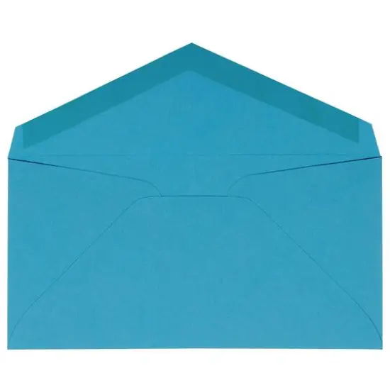 JAM Paper 3.875" x 7.5" Brite Hue Monarch Envelopes, 50ct. Blue {4}