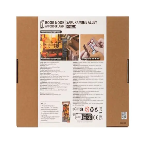 Rolife&reg; Sakura Wine Alley DIY Book Nook Shelf Insert Kit {10}